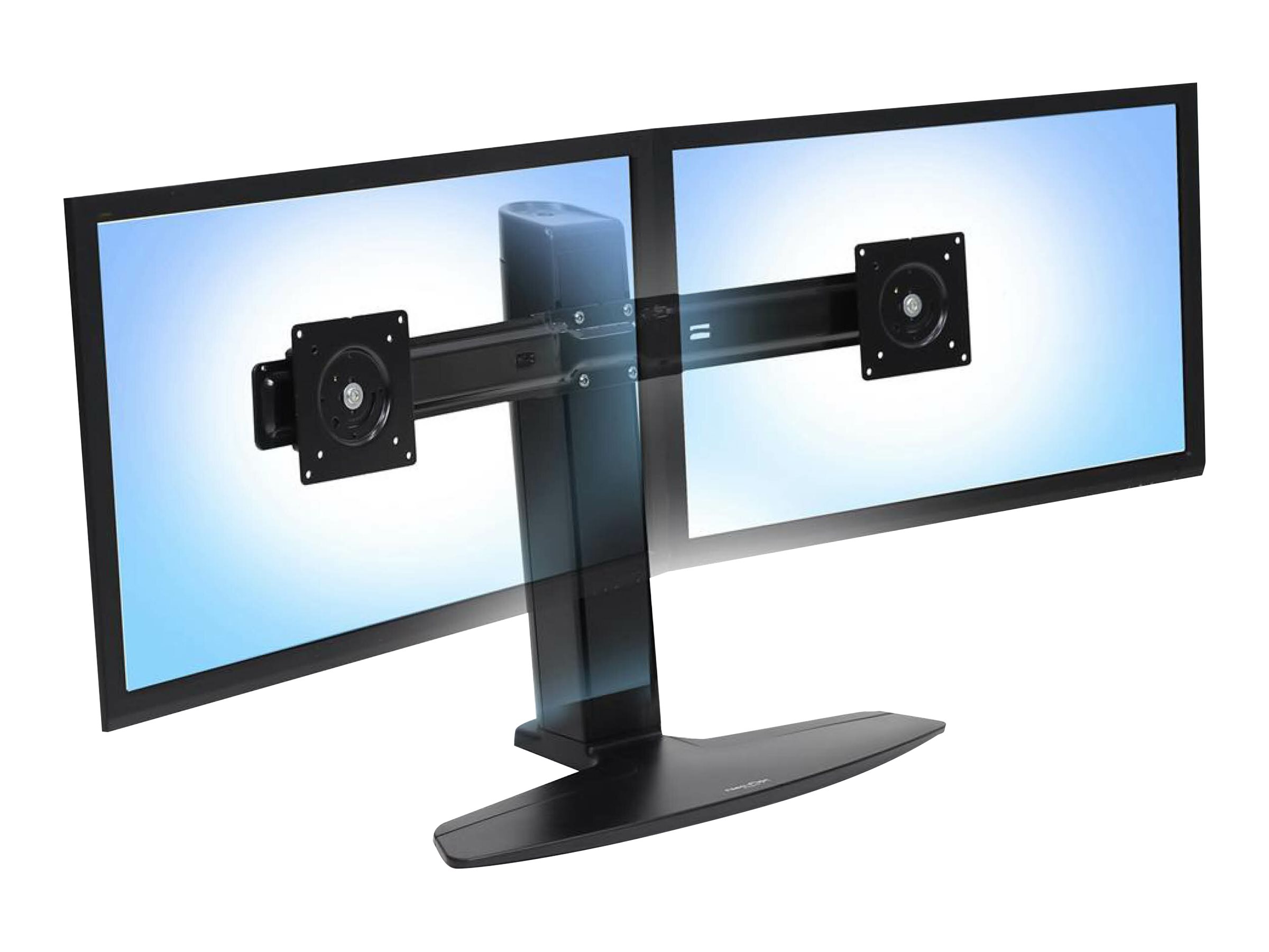 ERGOTRON Neo-Flex® Lift Stand fuer zwei Monitore bis 24 Zoll max.15,4kg. VESA 75x75mm 100x100mm ERGOTRON Neo-Flex® Lift Stand fuer zwei Monitore bis 24 Zoll max.15,4kg. VESA 75x75mm 100x100mm