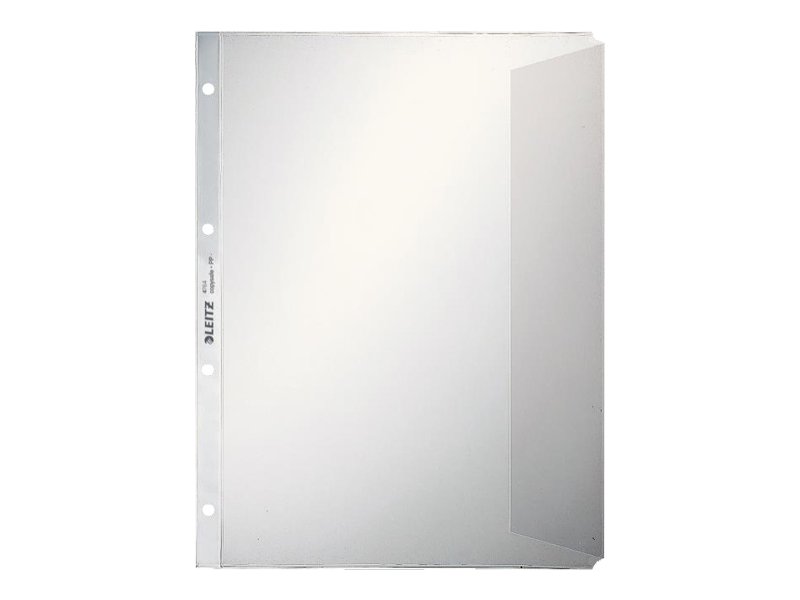 50 LEITZ Prospekthuellen 4764 DIN A4 transparent genarbt 0,12 mm