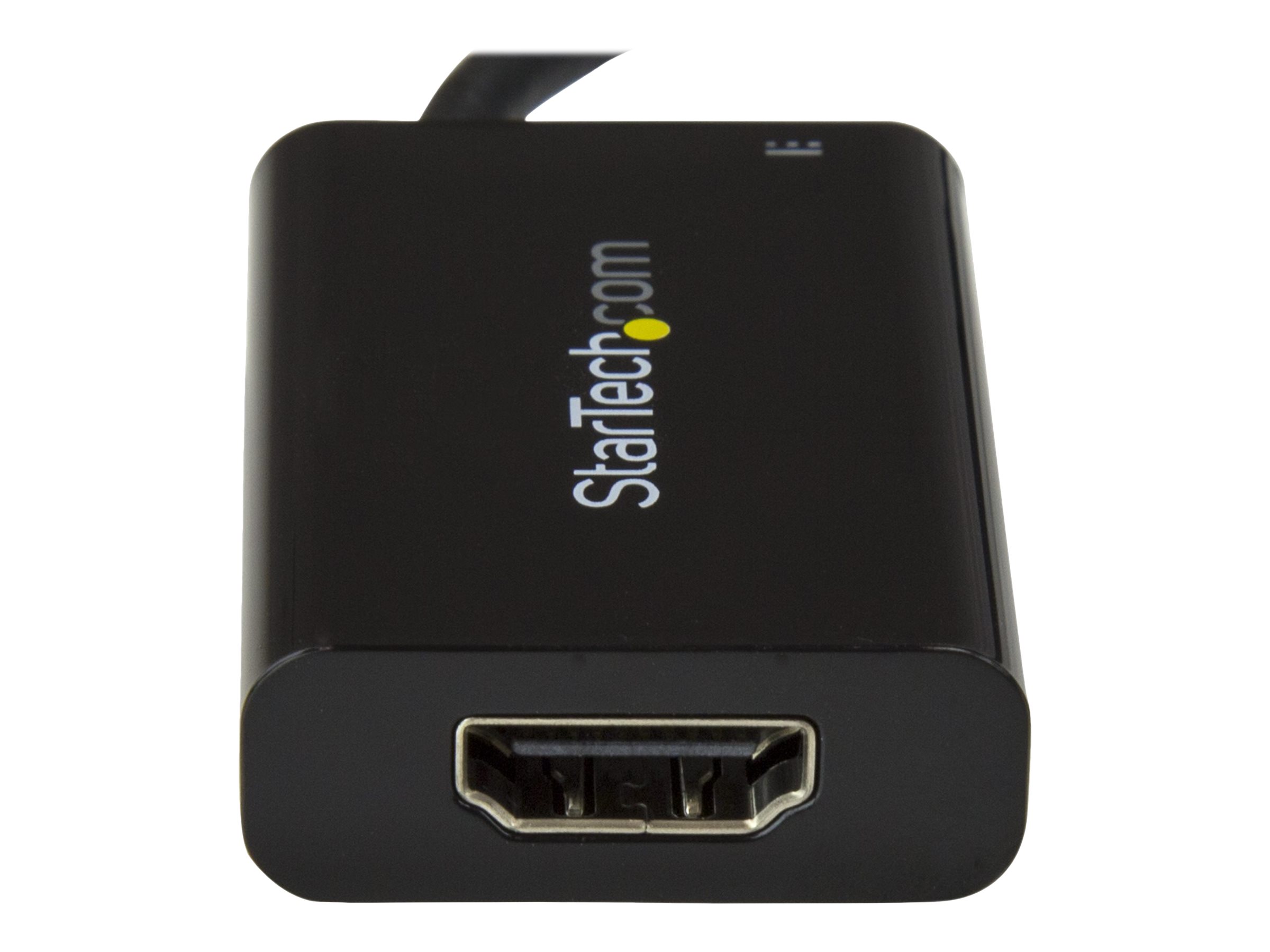 StarTech.com USB-C auf HDMI Adapter mit USB Stromversorgung - USB Typ C zu HDMI Konverter für Computer mit USB C - 4K 60Hz - externer Videoadapter - Schwarz