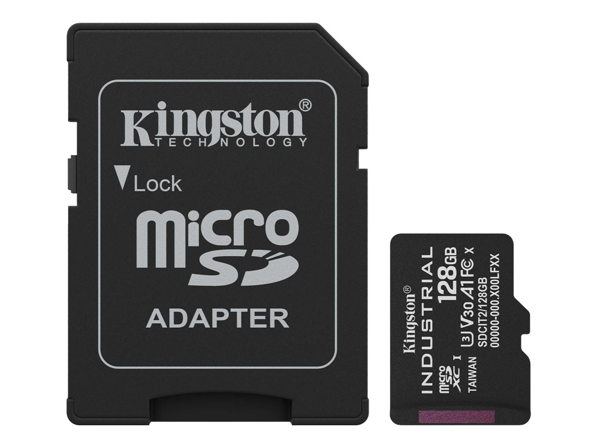 Kingston Industrial MicroSD Card 128 GB SDHC Class10