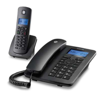 Motorola C4201 Combo, TIschtelefon plus Mobilteil schwarz Motorola C4201 Combo, TIschtelefon plus Mobilteil schwarz