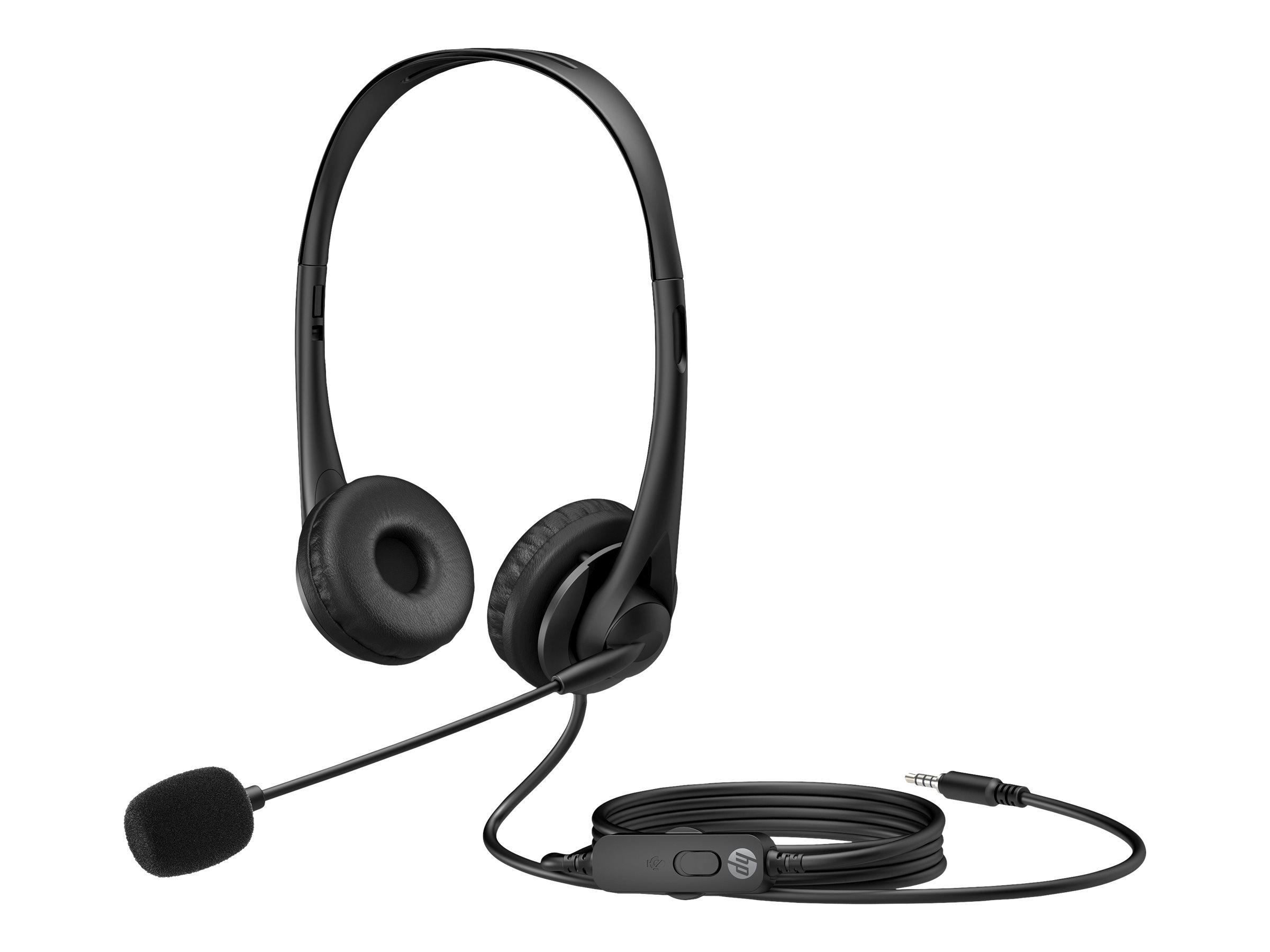HP On-Ear Stereo Headset Schwarz - 428K7AA