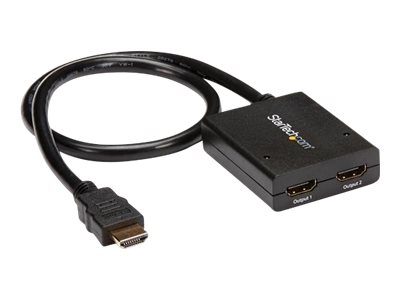 StarTech.com 2 Port HDMI 4k Video Splitter - 1x2 HDMI Verteiler - 4k @ 30 Hz - 2-fach Ultra HD 1080p HDMI Switch - Video-/Audio-Splitter - 2 Anschlüsse