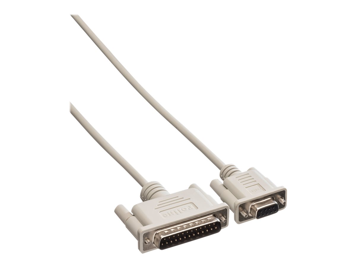 ROLINE Druckerkabel 9pol BU 25pol ST 1,8m