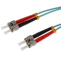 helos LWL Patchkabel ST/ST Duplex 50/125µm OM3 aqua 2,0m helos LWL Patchkabel ST/ST Duplex 50/125µm OM3 aqua 2,0m