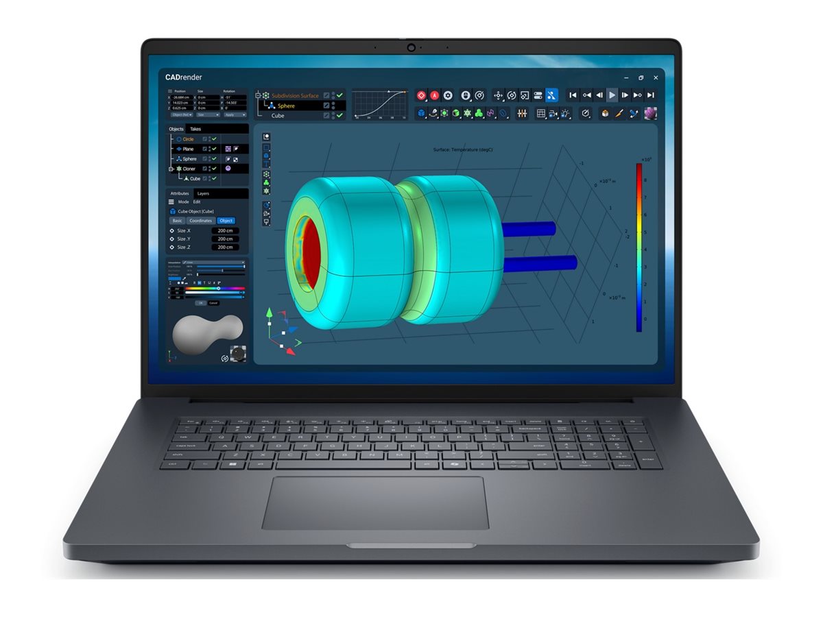 DELL Pro Max Plus 18 MB18250 Intel Core Ultra 9 285HX 45,72cm 18Zoll QHD 32GB 1TB SSD NVIDIA RTX 3000 WLAN W11P 3Y ProSpt