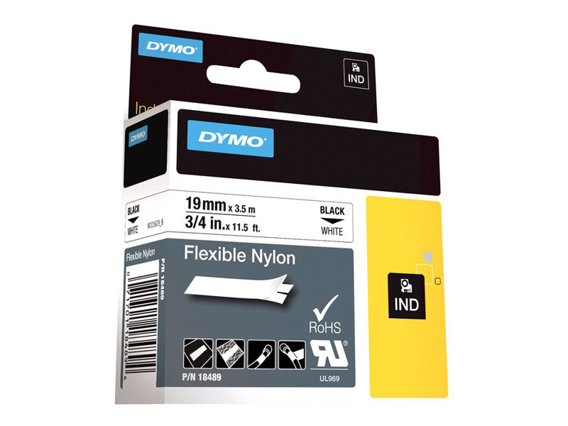18489 DYMO IND Schriftband 19mm schwarz