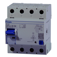 Doepke FI-Schutzschalter allstromsensitiv DFS4 040-4/0,03-B SK 4polig 40/0,03A