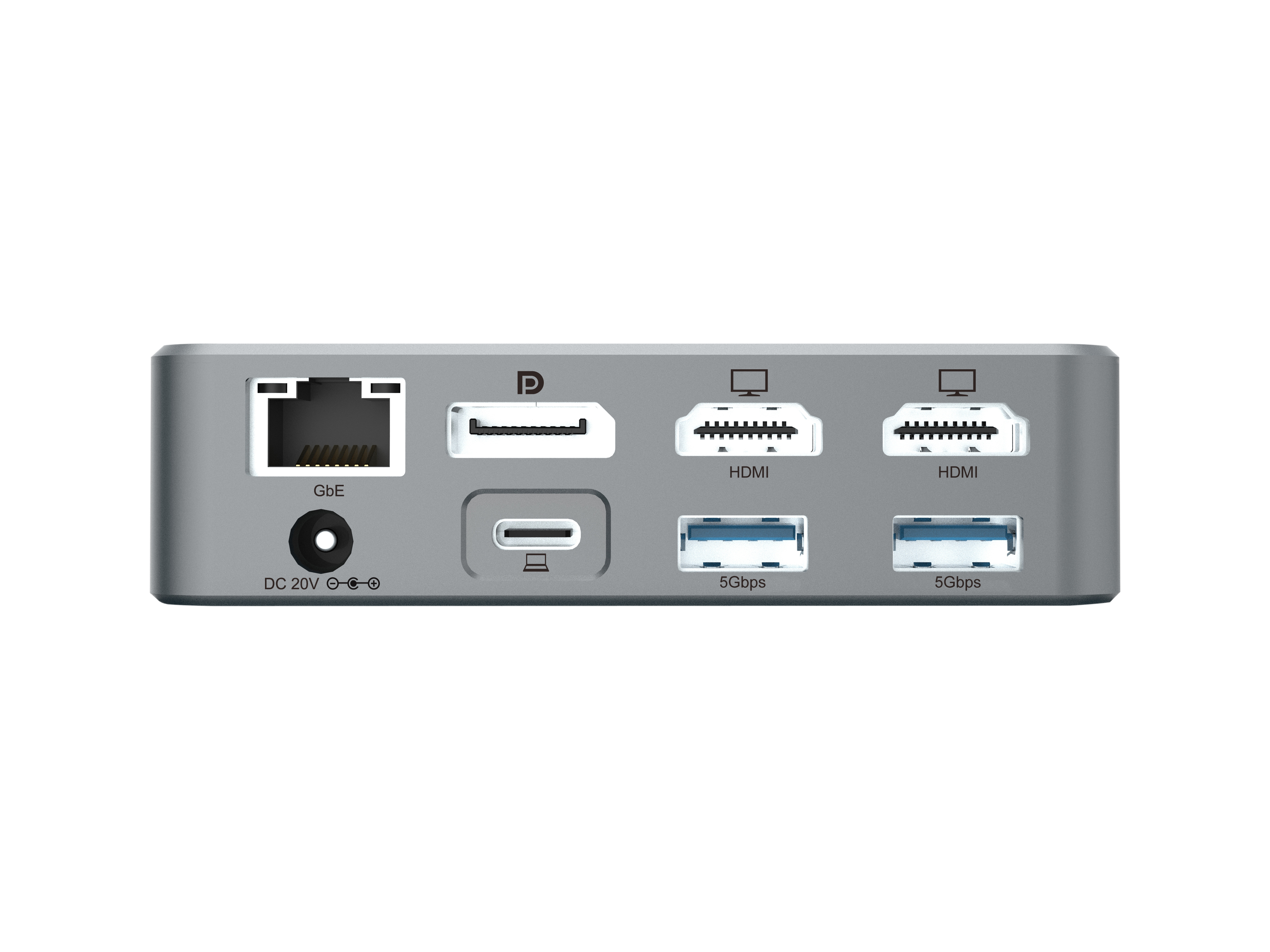 CONCEPTRONIC 151 Dock USBC2xHDMI2xUSBC4xUSBA80W si