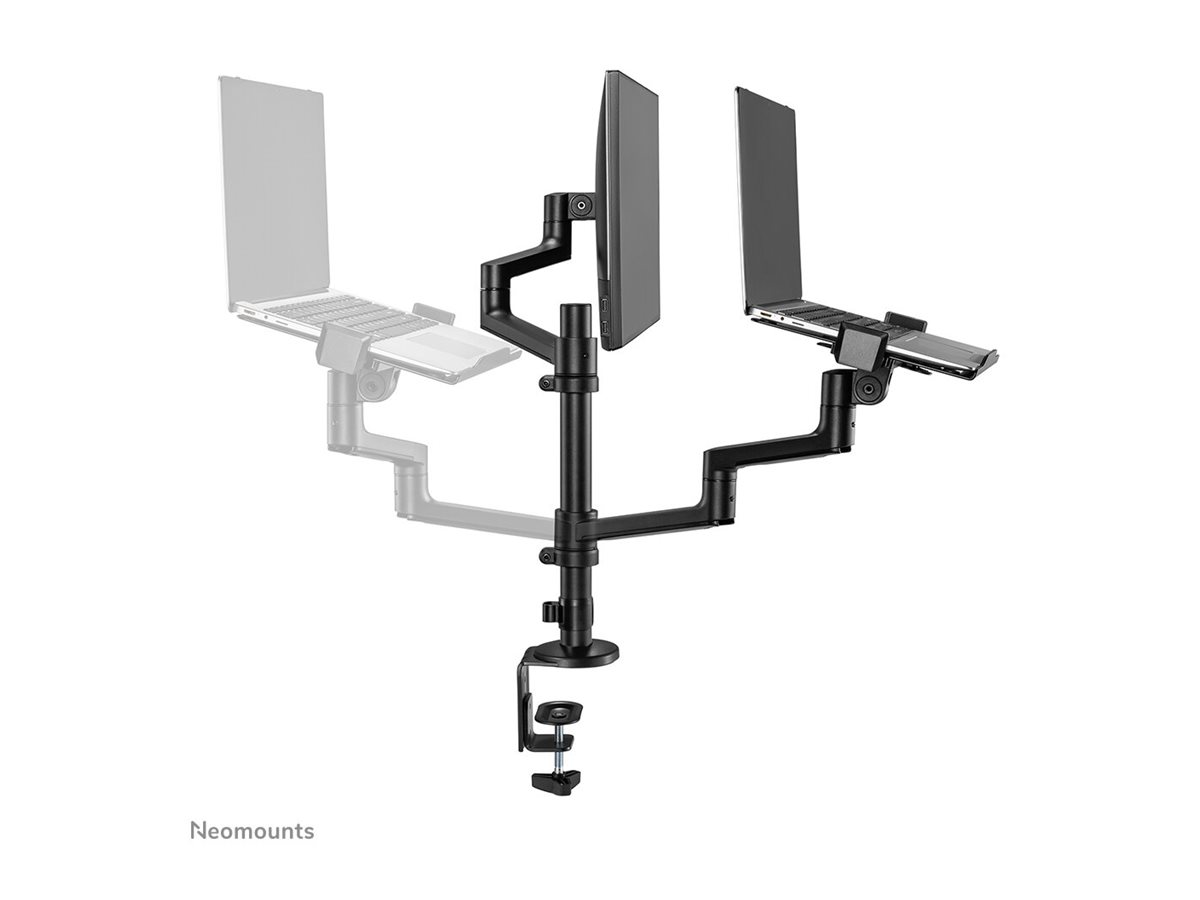 NEOMOUNTS Next Lite Laptop + Screen Desk Mount clamp+grommet