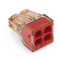 Wago Dosenklemme 773-604 4Leiter bis 4qmm Deckel rot