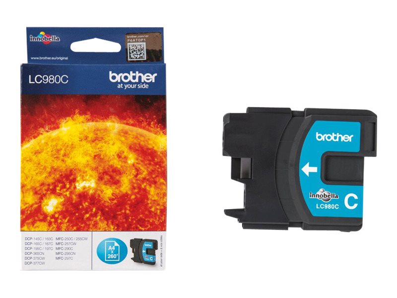 LC980C BROTHER DCP Tinte cyan 260Seiten