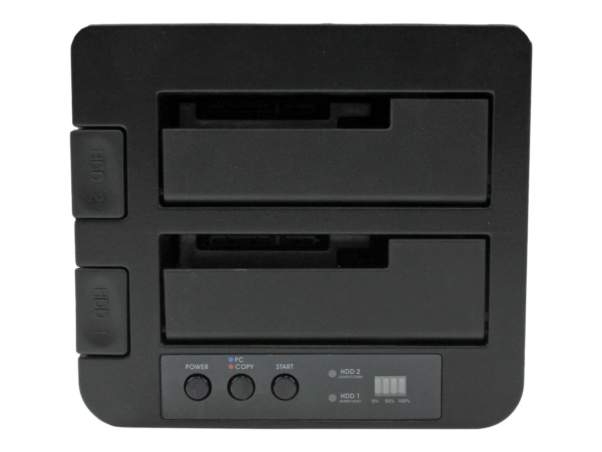 STARTECH.COM USB 3.0/eSATA auf 6,35/8,89cm 2,5/3,5Zoll Festplatten Duplizierer Dock - Kopierstation mit SATA 6Gb/s fuer HDD /SSD STARTECH.COM USB 3.0/eSATA auf 6,35/8,89cm 2,5/3,5Zoll Festplatten Duplizierer Dock - Kopierstation mit SATA 6Gb/s fuer HDD /SSD