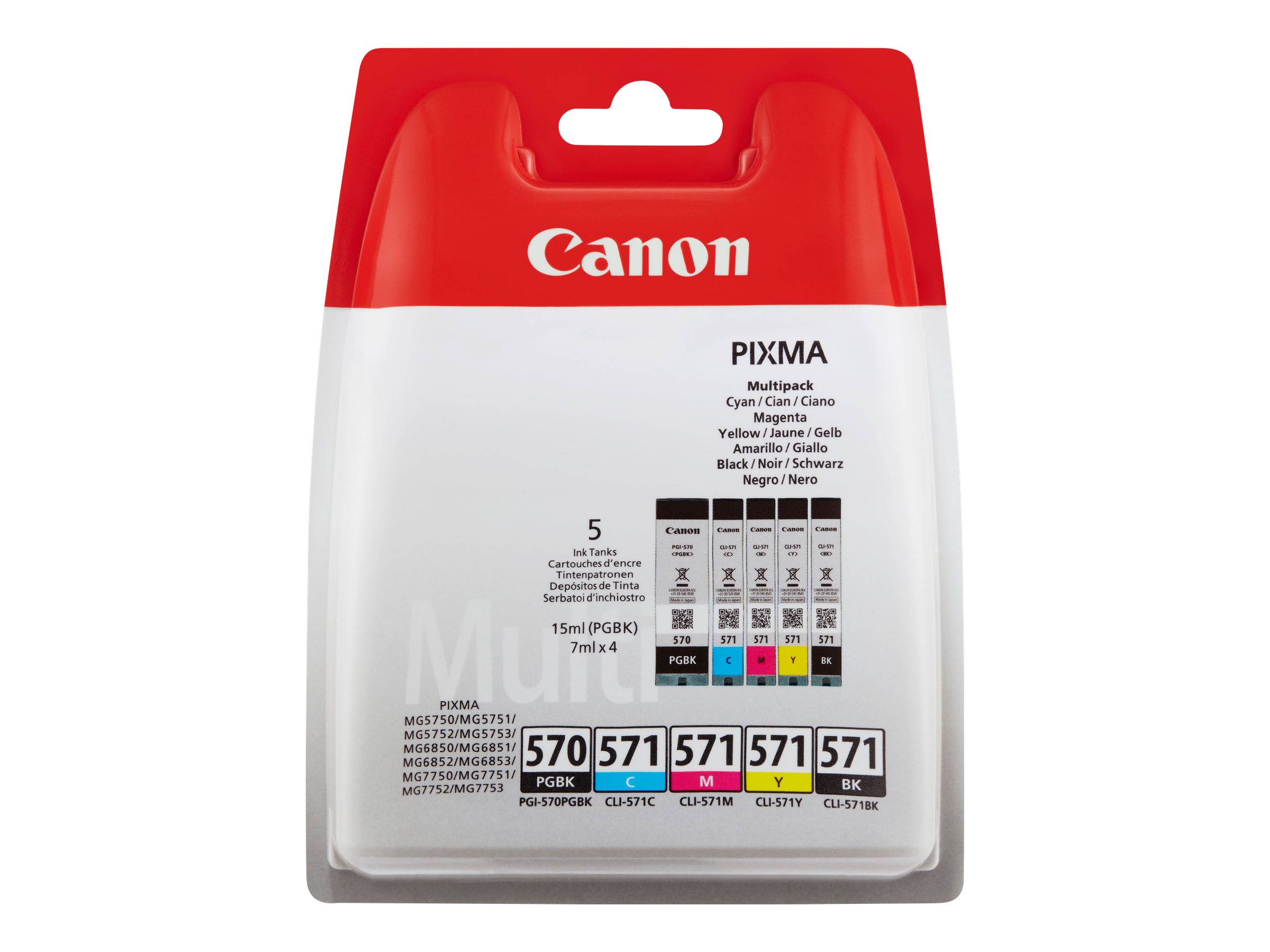 0372C004 CANON CLI571 Nr.571 Pixma MG 0372C004 CANON CLI571 Nr.571 Pixma MG