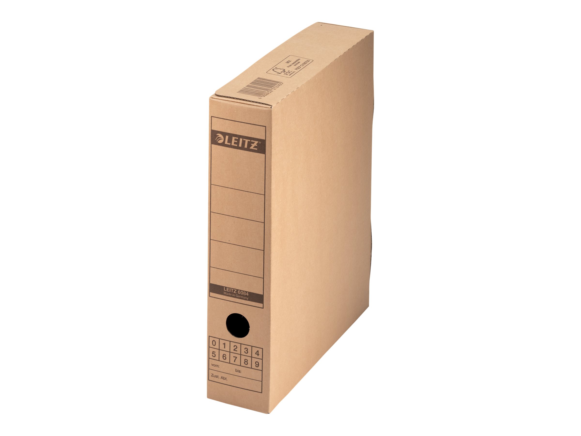 10 LEITZ Archivboxen 6084 braun 7,0 x 26,5 x 32,5 cm