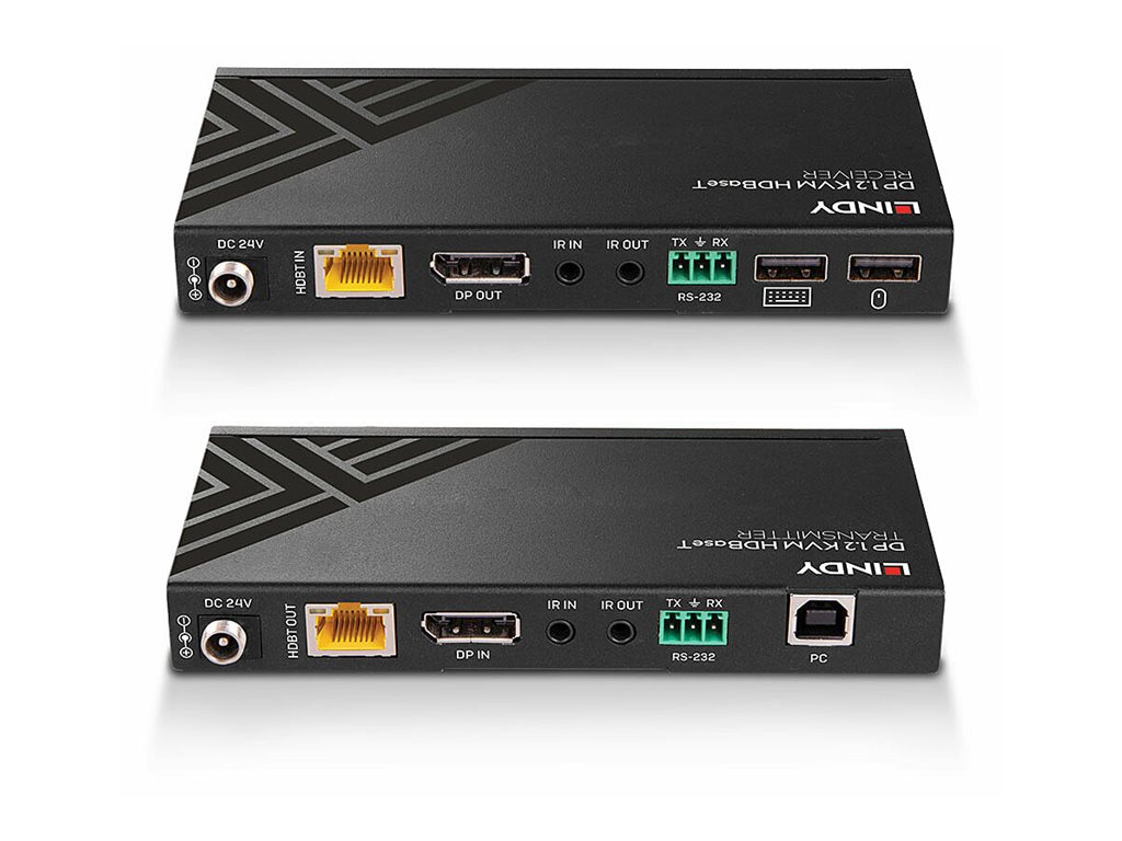 150m Cat.6 Displayport &USB KVM HDBaseT Ext IR/RS232