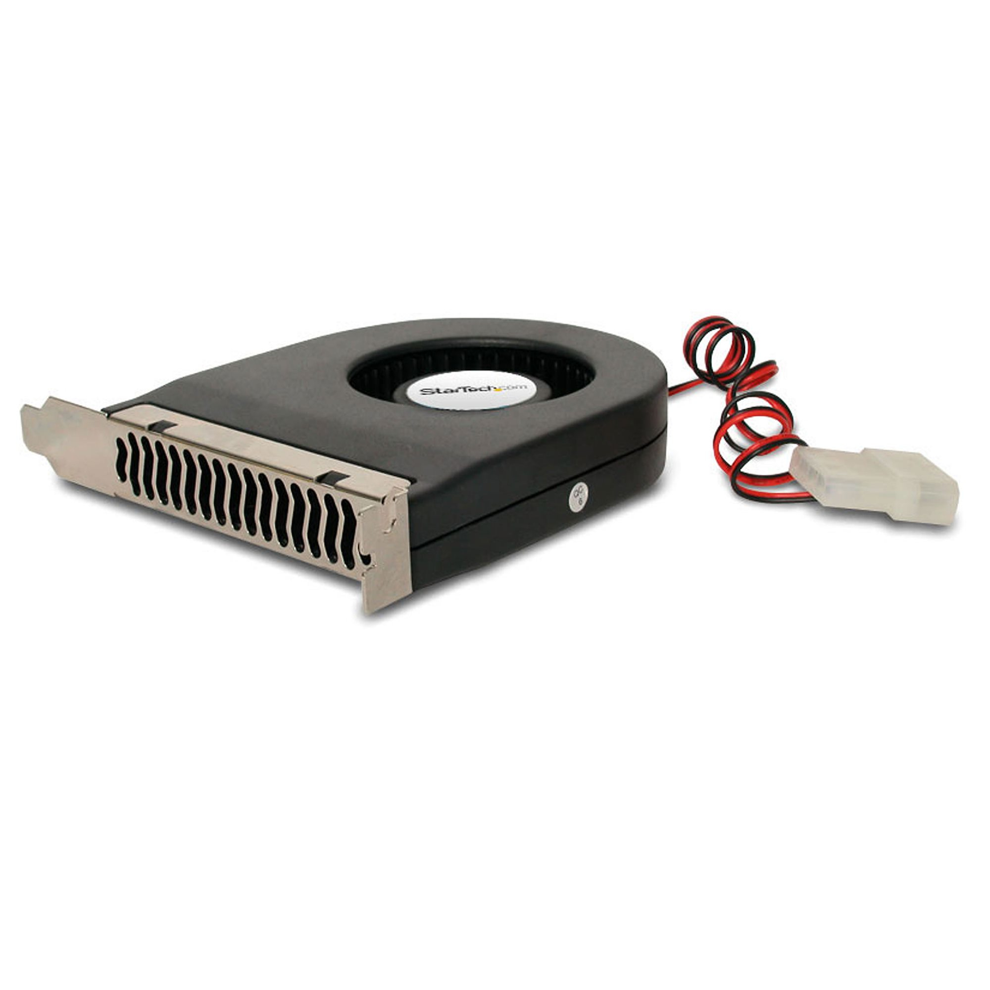 STARTECHCOM Expansion Slot Rear Exhaust Cooling Fan with LP4 Connector