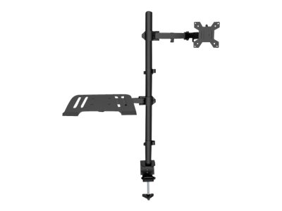 MANHATTAN Tischhalterung mit Monitorarm und Notebookablage Monitor 33-81,28cm 13-32Z bis 8kg Notebook 25,4-43,18cm 10-17Z bis 8kg