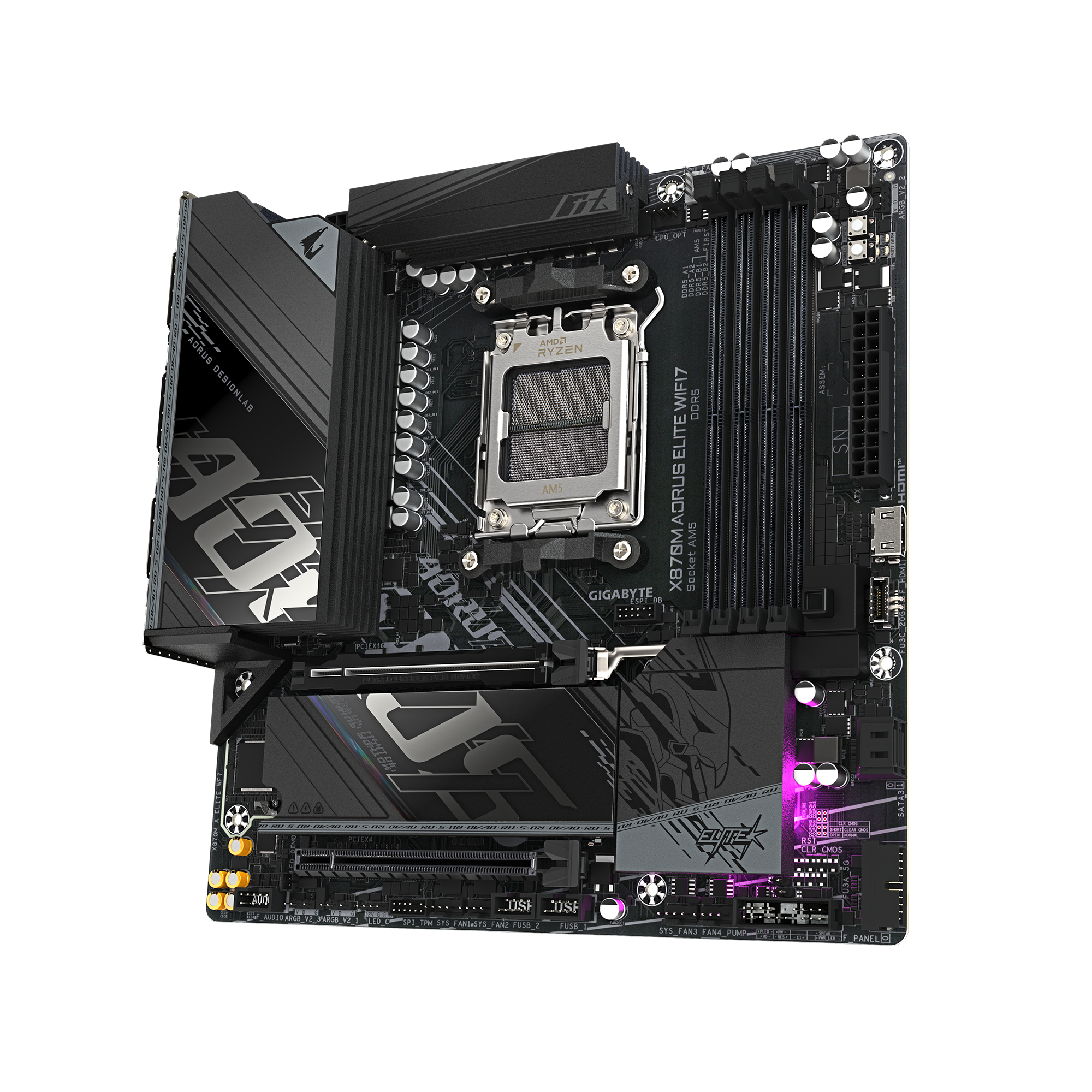 Gigabyte X870M AORUS ELITE WIFI7 Micro-ATX