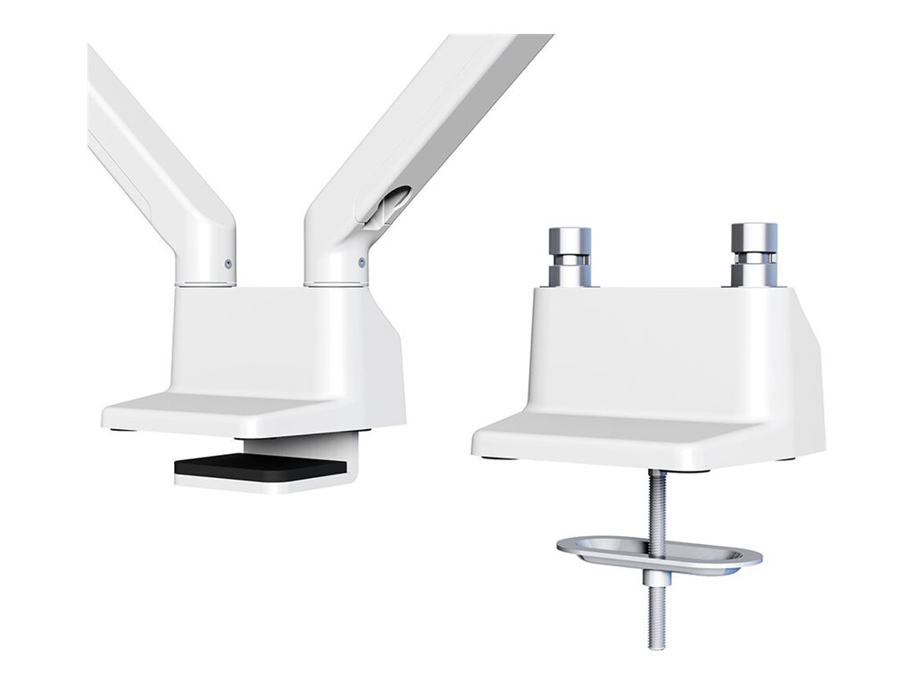 NEOMOUNTS Flat Screen Dual Desk Mount 25,4-81,28cm 10-32Zoll spring clamp/grommet White