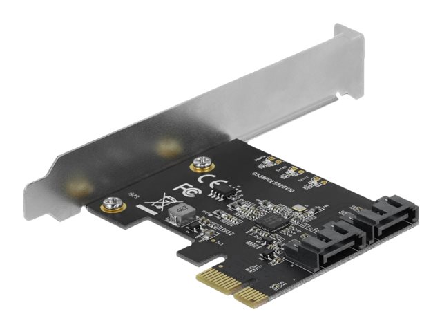 Delock 2 Port SATA PCI Express Karte Low Profile Formfaktor
