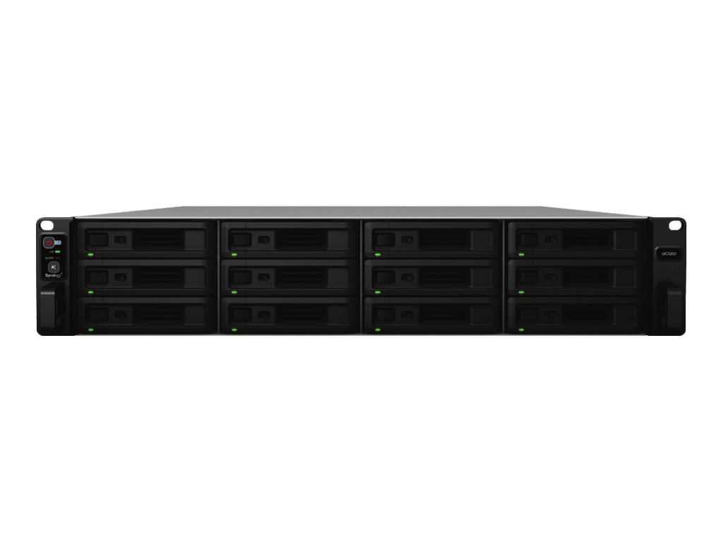 SYNOLOGY UC3200 Dual Controller SAN 12bay Xeon 24GHz 8GB 1x10GB 2x1GbE LAN 2xPower Supply
