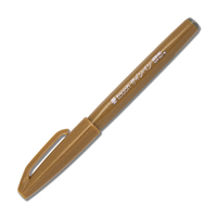 Pentel SES15C-Y Brush-Pen braun, 1 St. Pentel SES15C-Y Brush-Pen braun, 1 St.
