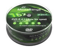 MEDIARANGE DVD-R 4.7GB 16x (25) CB MEDIARANGE DVD-R 4.7GB 16x (25) CB