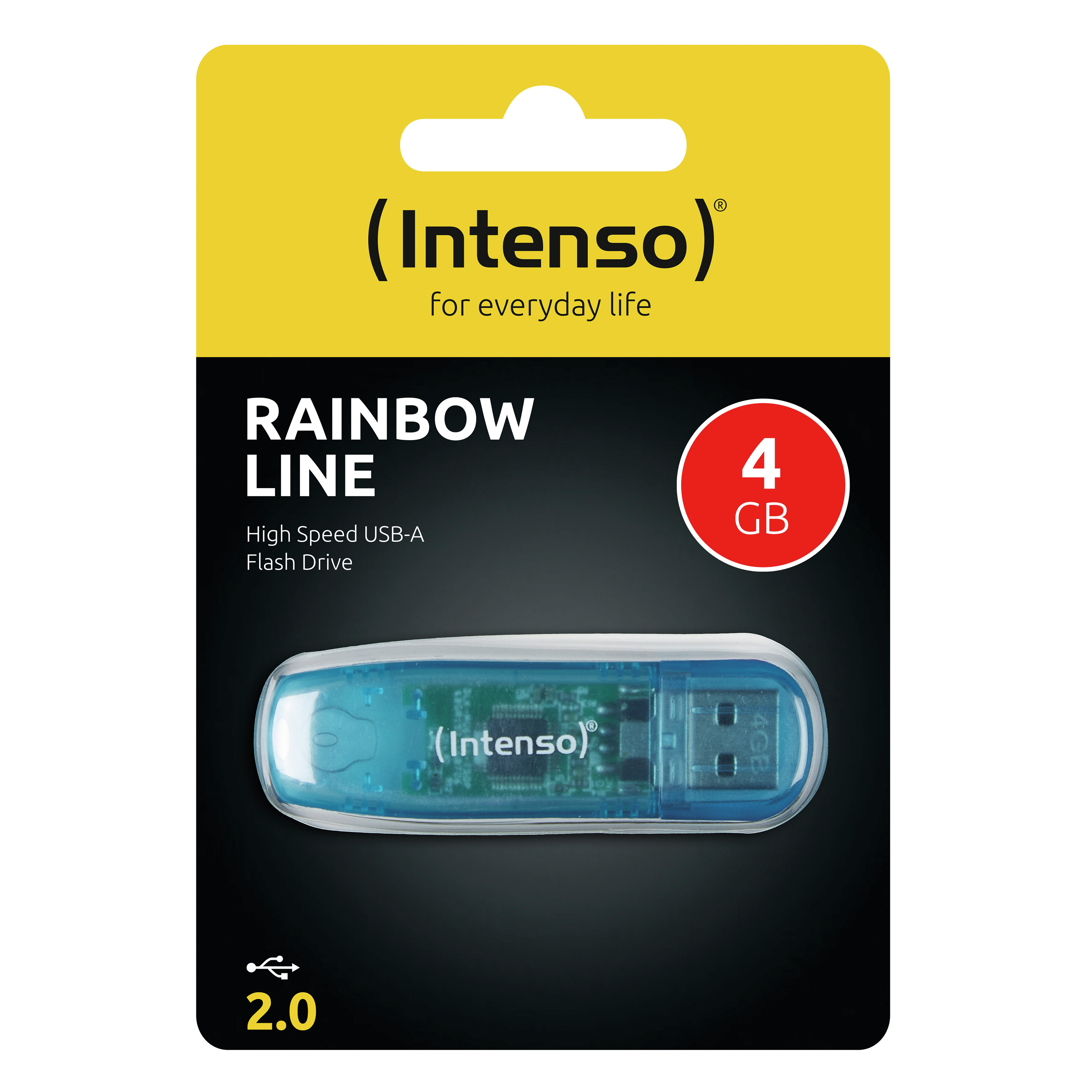 INTENSO RAINBOW LINE USB STICK 4GB