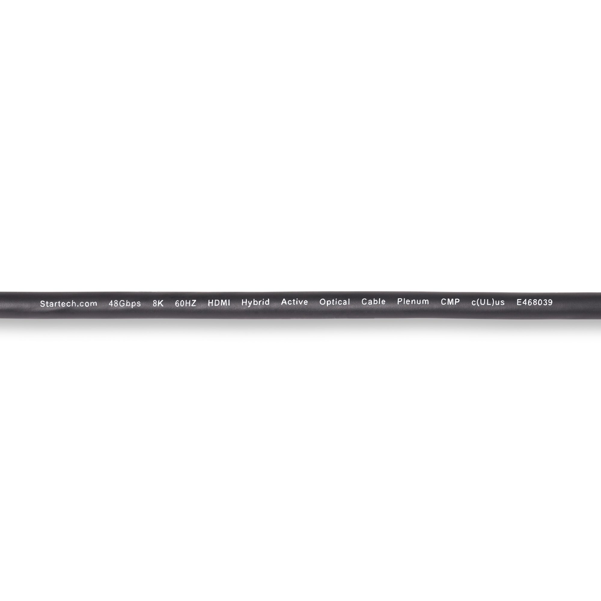 STARTECHCOM 15,2m Optisches HDMI Kabel AOC Aktives HDMI Plenum Kabel CMP 8K60Hz4K Ultra High Speed HDMI 21 Kabel ARC