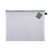 FolderSys Reissverschlussbeutel transparent/grau 0,20 mm, 1 St. FolderSys Reissverschlussbeutel transparent/grau 0,20 mm, 1 St.