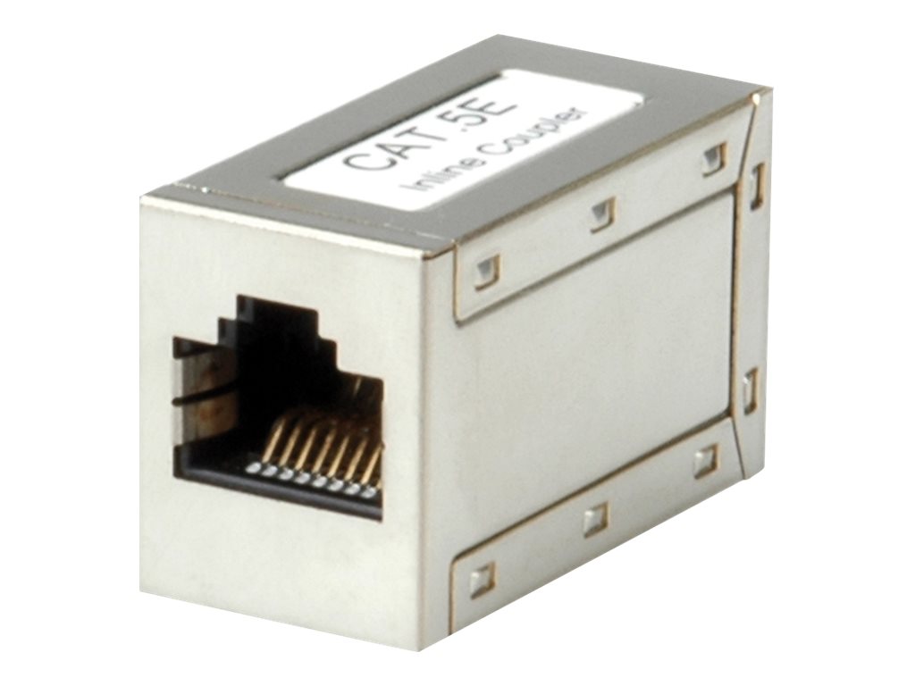 SCMP RJ45 Kupplung (f-f) vollgeschirmt ROLINE Metallgehäuse Cat.5e 100Mbps SCMP RJ45 Kupplung (f-f) vollgeschirmt ROLINE Metallgehäuse Cat.5e 100Mbps