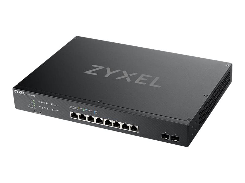 ZYXEL XS1930-10 8-port Multi-Gigabit Smart Managed Switch with 2 SFP+ Uplink ZYXEL XS1930-10 8-port Multi-Gigabit Smart Managed Switch with 2 SFP+ Uplink