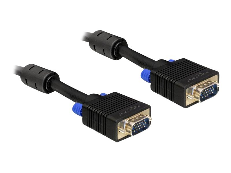 Delock Kabel Monitor SVGA Stecker/Stecker 2m schwarz Delock Kabel Monitor SVGA Stecker/Stecker 2m schwarz