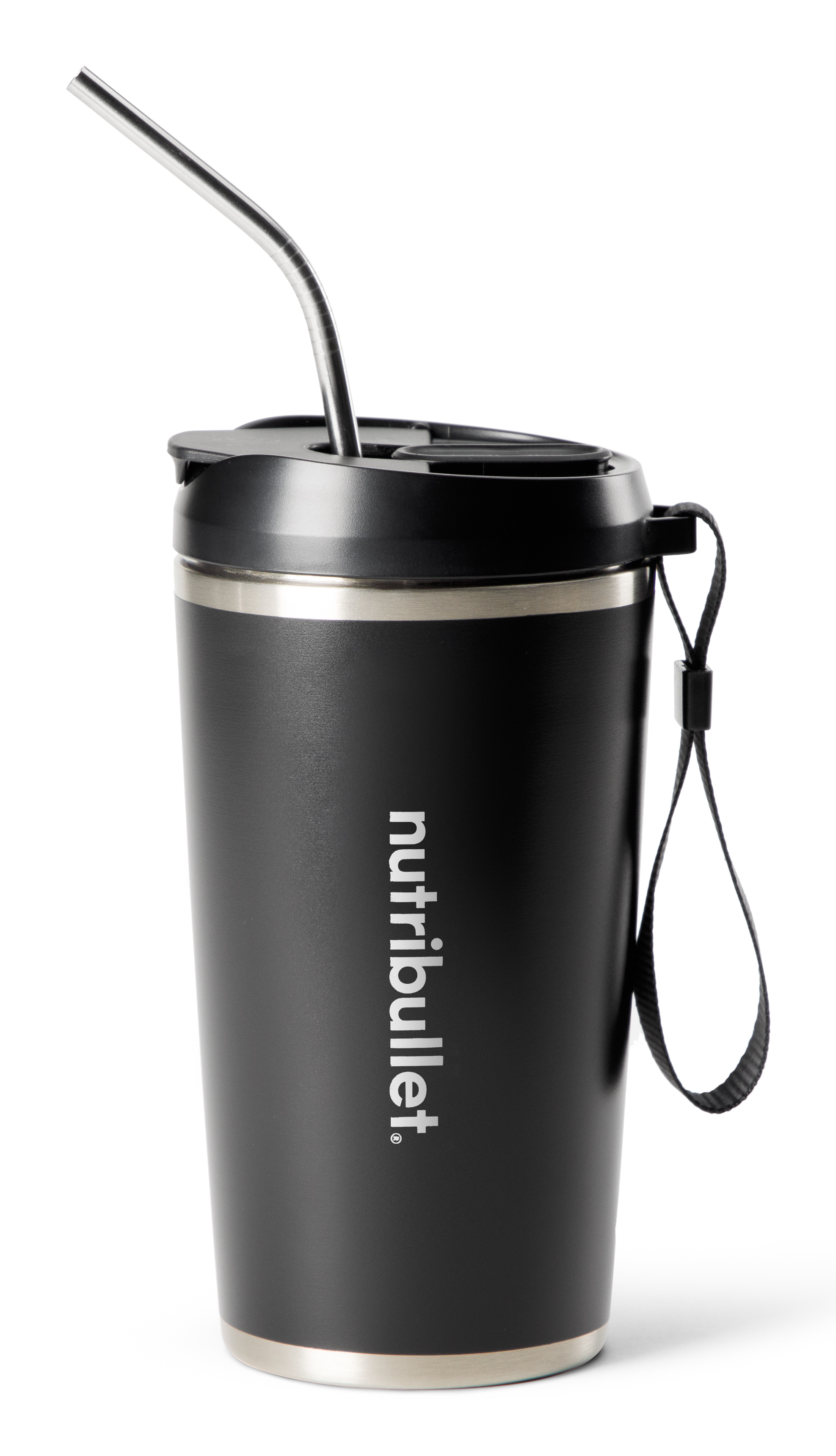 NutriBullet Flip NBP016B Tragbarer Smoothie Maker Schwarz