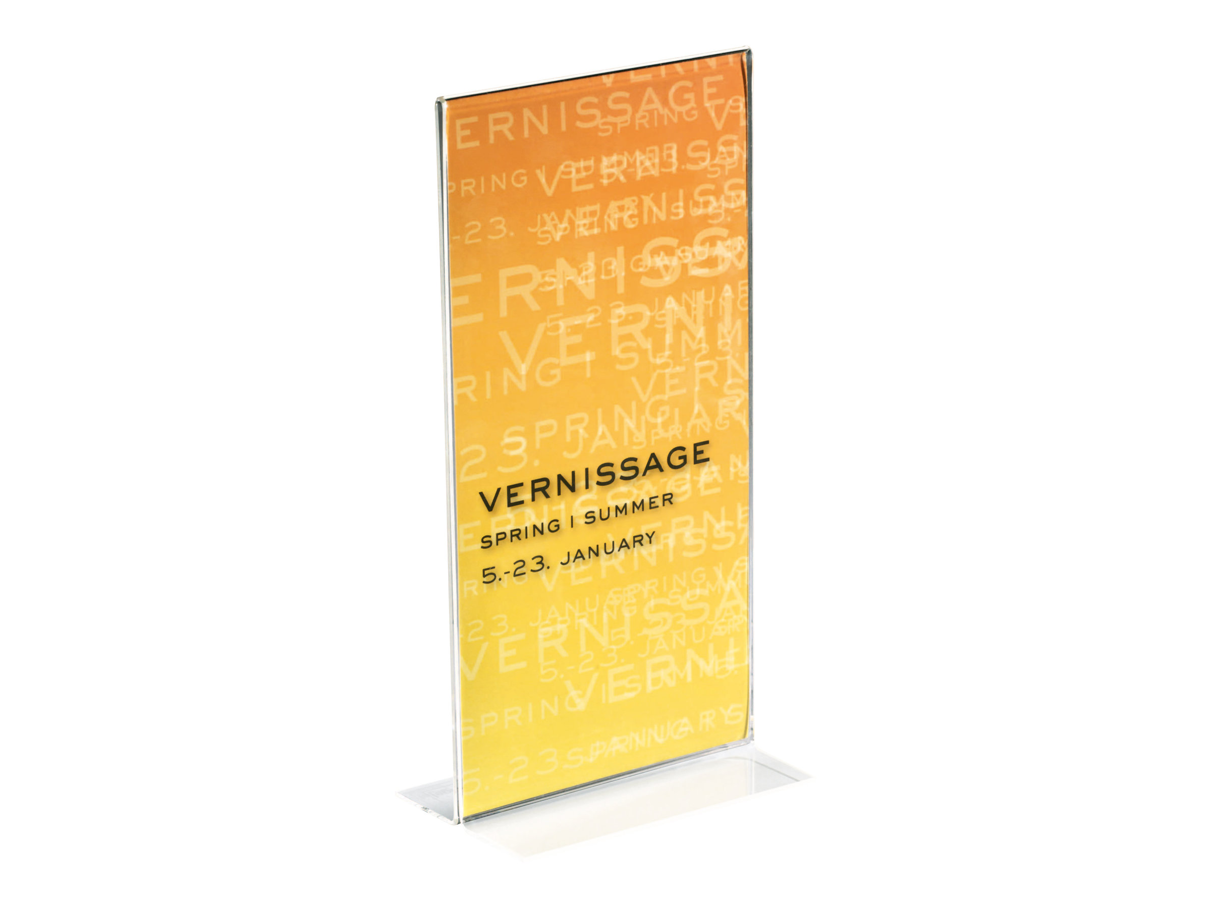 SIGEL gerade Tischaufsteller 1/3 DIN A4