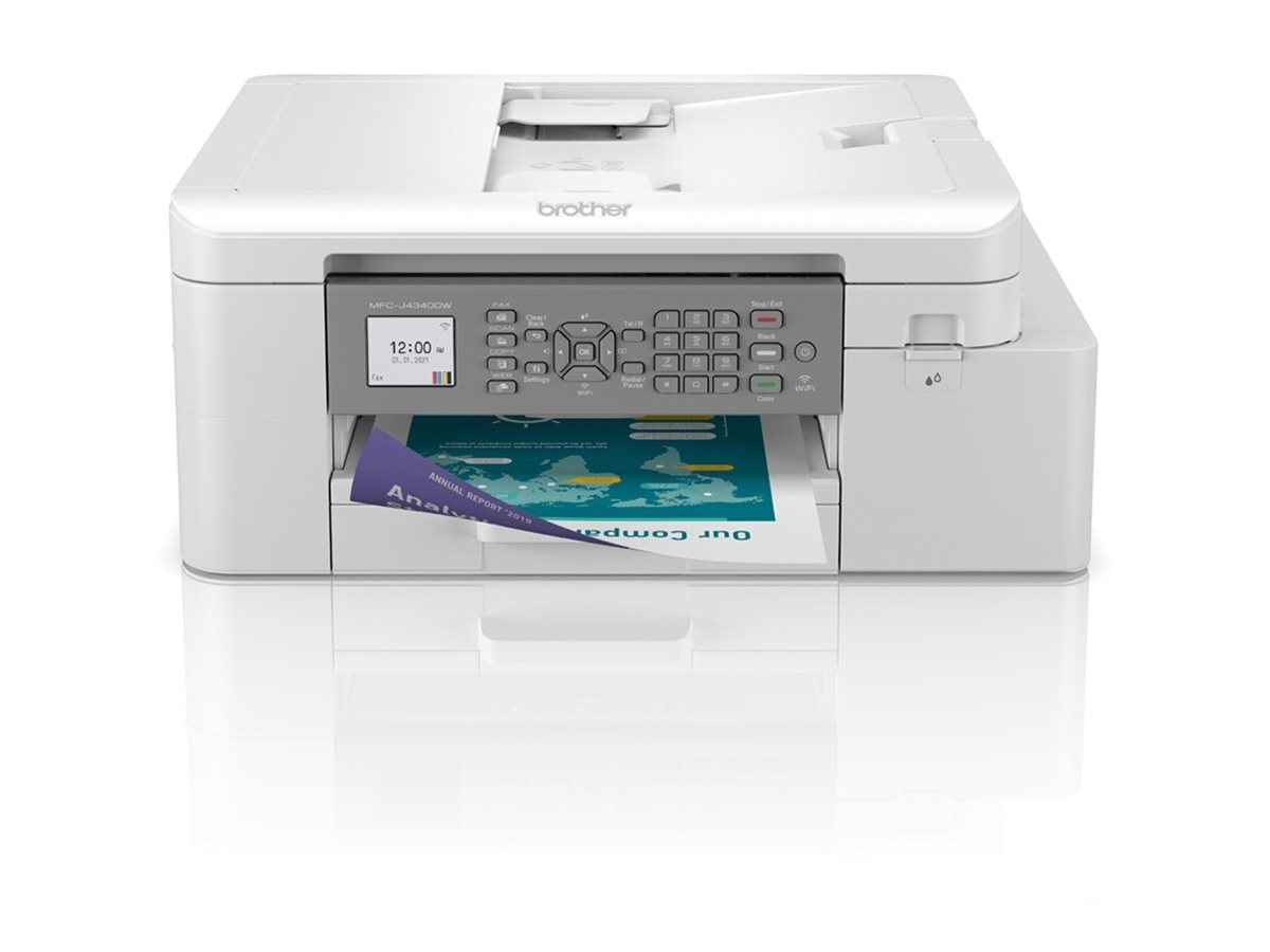 brother MFC-J4340DWE 4 in 1 Tintenstrahl-Multifunktionsdrucker grau, brother EcoPro Ready