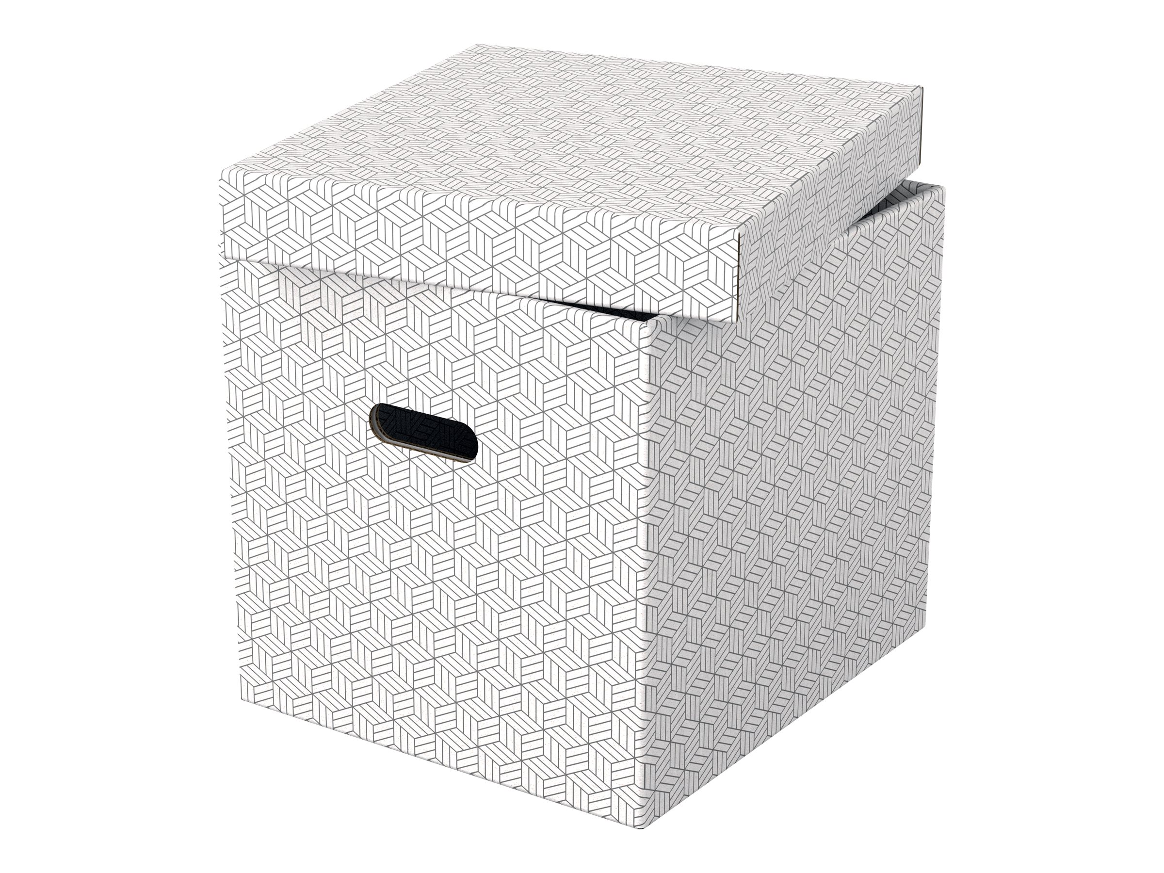 3 Esselte Home Aufbewahrungsboxen 33,0 l weiss 32,0 x 36,5 x 31,5 cm