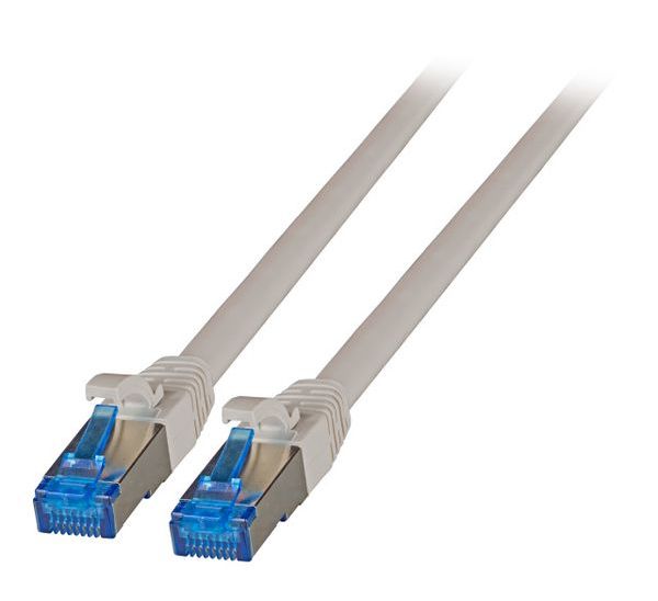 EFB Elektronik RJ45-Patchkabel S/FTP Cat.6A 0,25m grau