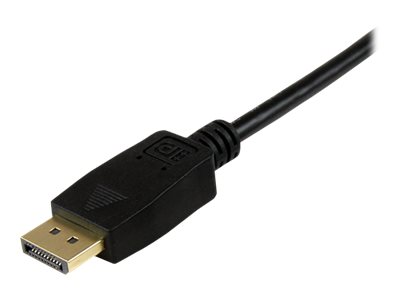 STARTECHCOM DisplayPort auf DVI Kabel 1,8m SteckerStecker DP zu DVI Adapter Koverter 1920x1200 1080p Schwarz