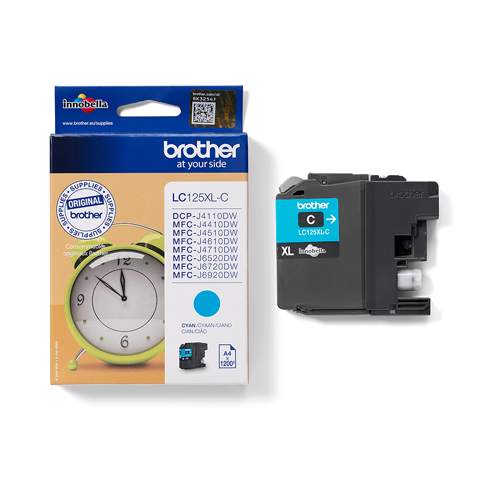 Brother Tintenpatrone LC-125XLC Cyan