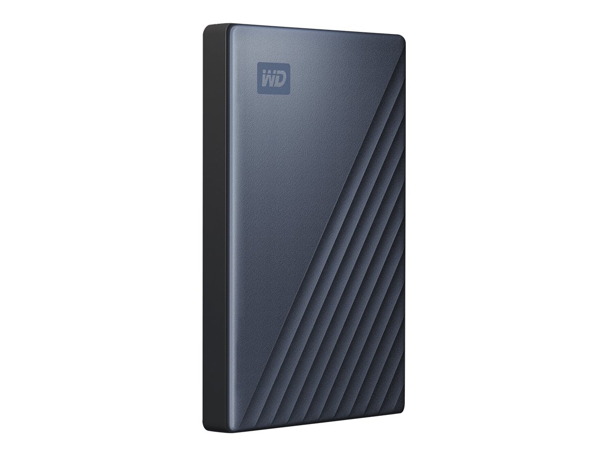 WD My Passport Ultra 2TB Blue USB-C/USB3.0 HDD 6,4cm 2,5Zoll Metal finish RTL portable extern