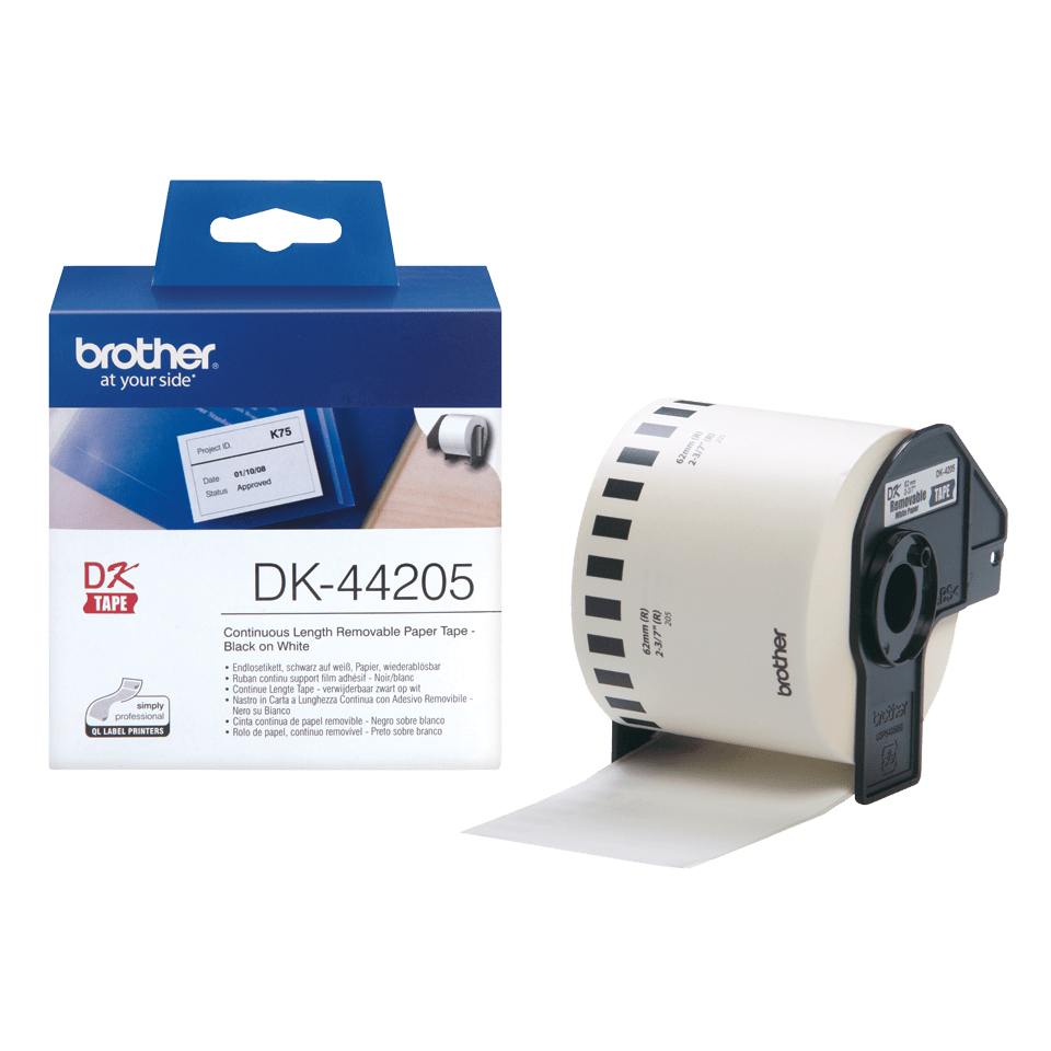 DK44205 BROTHER QL550 Etikettenrolle