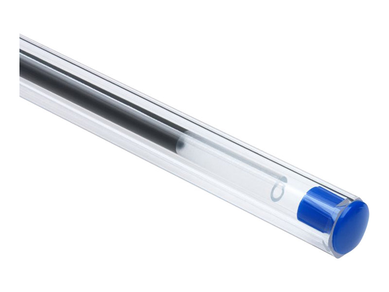 BIC Kugelschreiber Cristal transparent, Schreibfarbe: blau, 50 St.