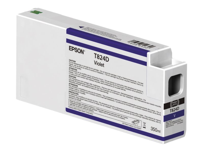 EPSON 5LB Singlepack Violet T824D00 UltraChrome HDX 350ml EPSON 5LB Singlepack Violet T824D00 UltraChrome HDX 350ml