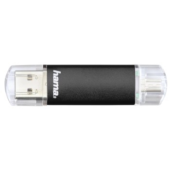 hama USBStick Laeta Twin schwarz 16 GB, 1 St