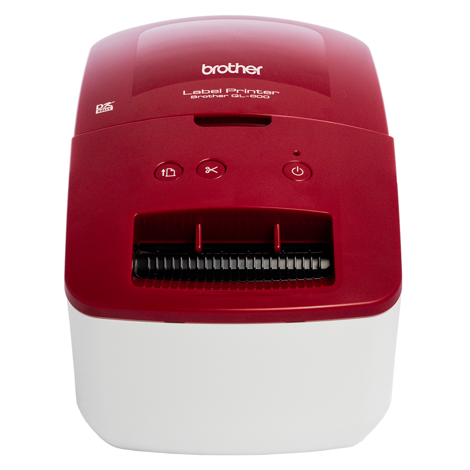 BROTHER QL600R LABEL PRT REDWHITE ALL EX UKIRE