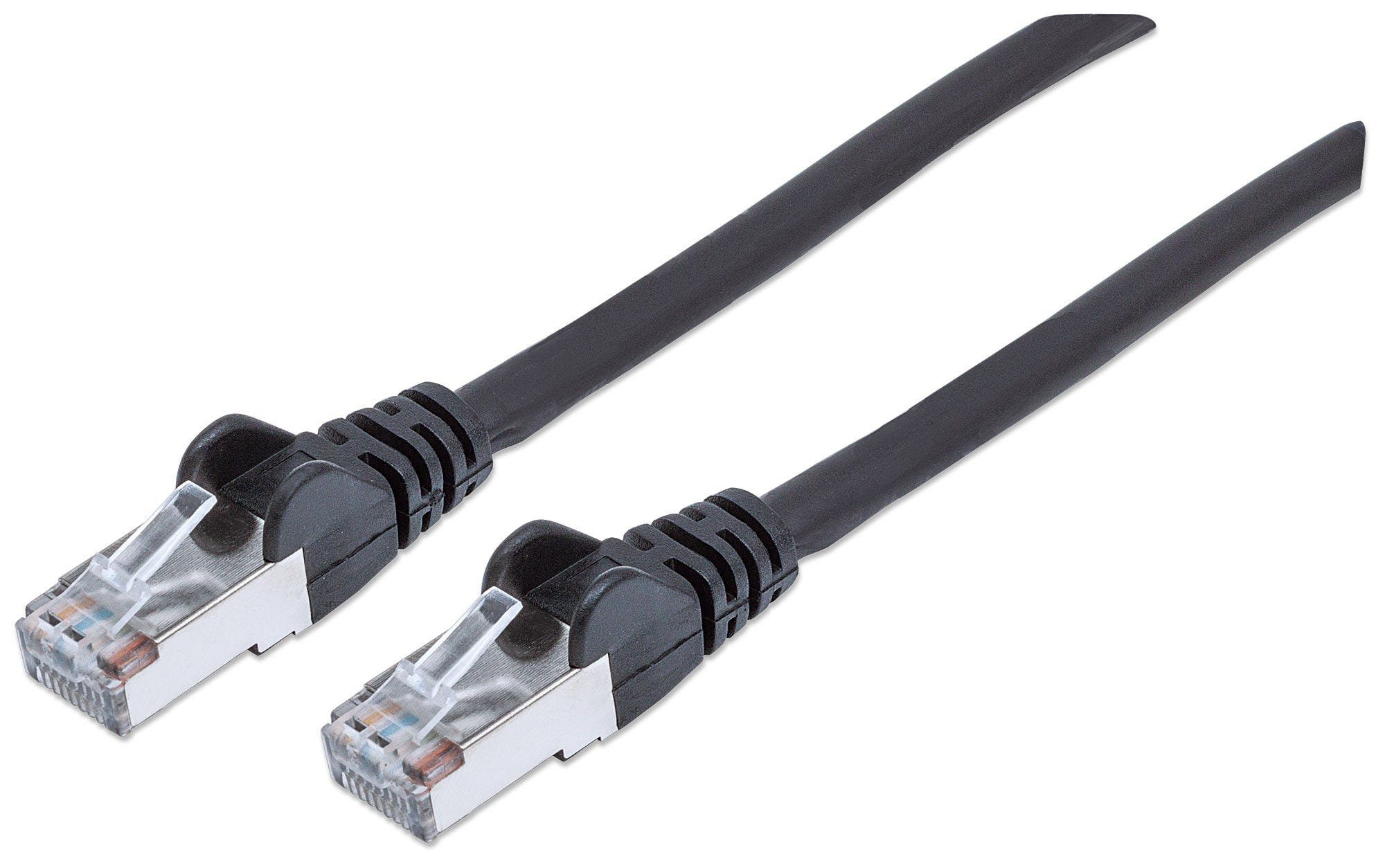 INTELLINET Netzwerkkabel Cat6 SFTP CU LS0H 20m Schwarz RJ45 Stecker RJ45 Stecker Vergoldete Kontakte
