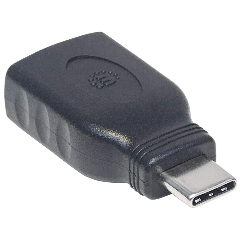 MANHATTAN USB Typ C auf TypA Adapter 31 Gen1 Typ CStecker auf Typ ABuchse bis zu 5 Gbits schwarz