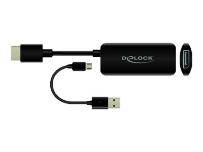 Delock Adapter HDMI-A Stecker zu DisplayPort Buchse 4K 60 Hz